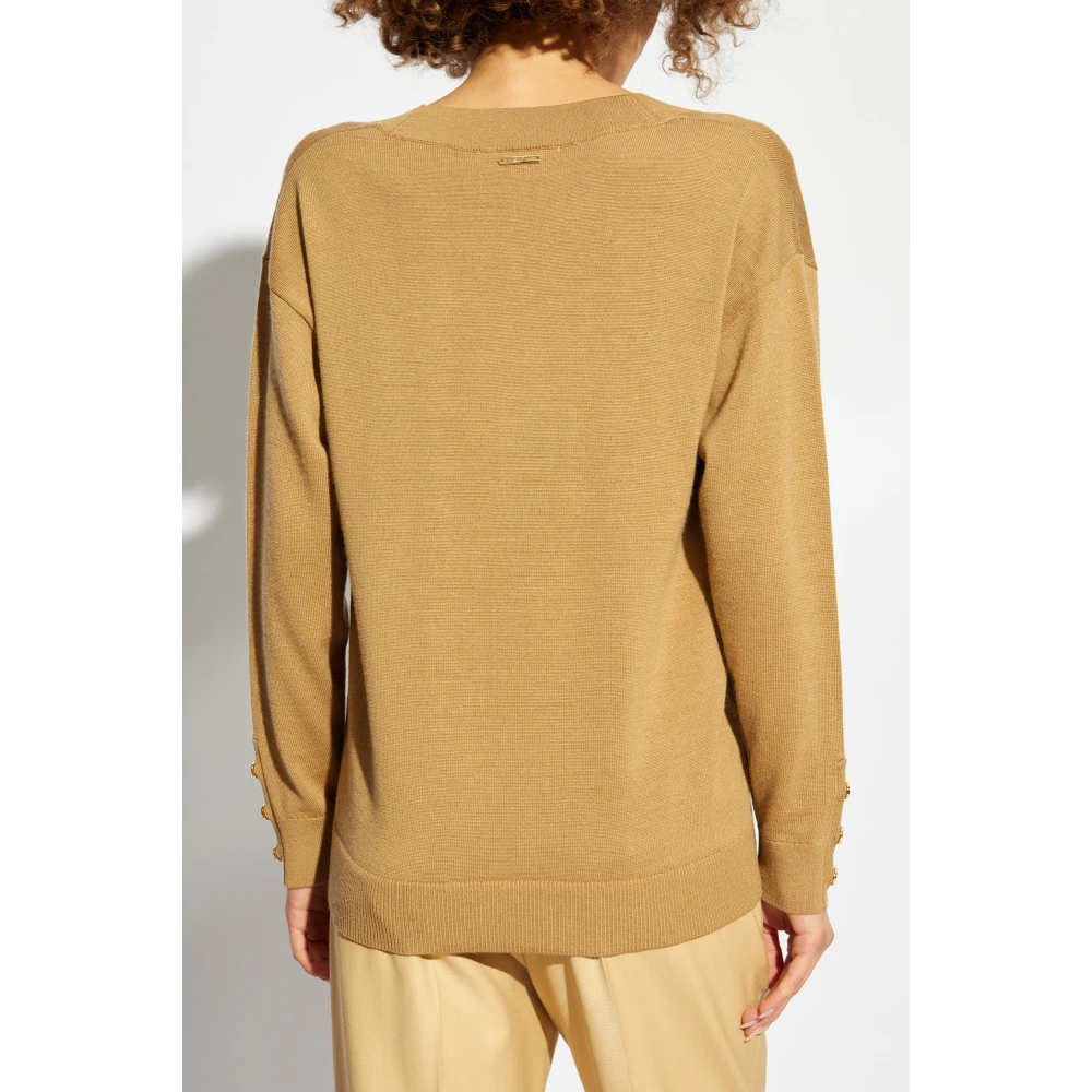 Michael Kors Wollen trui Brown Dames