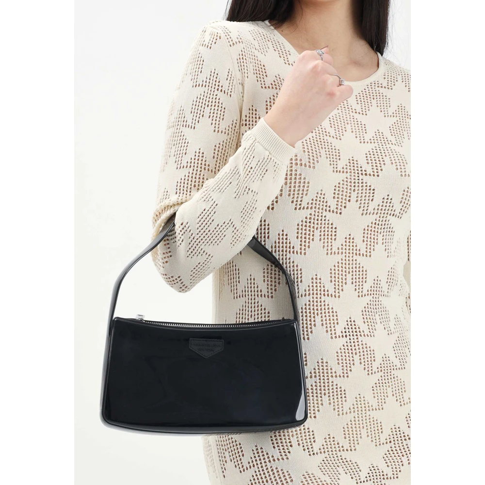 Marc Ellis Zwarte schoudertas Flat Timeless Black Dames