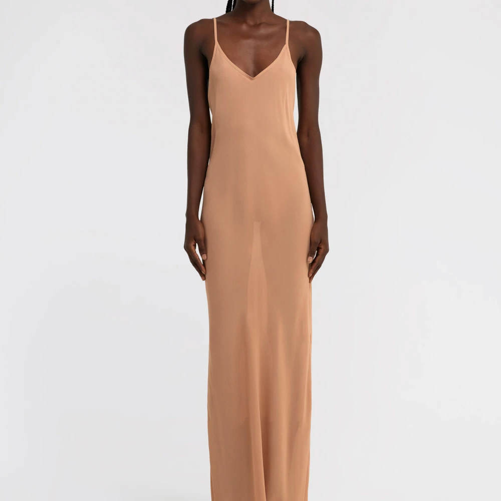 Roberto Cavalli Women's Pink Slip Dress Made In Italy
