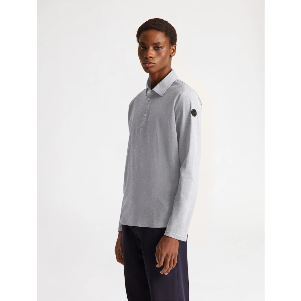 Fusalp Lange Mouw Poloshirt Gray Heren