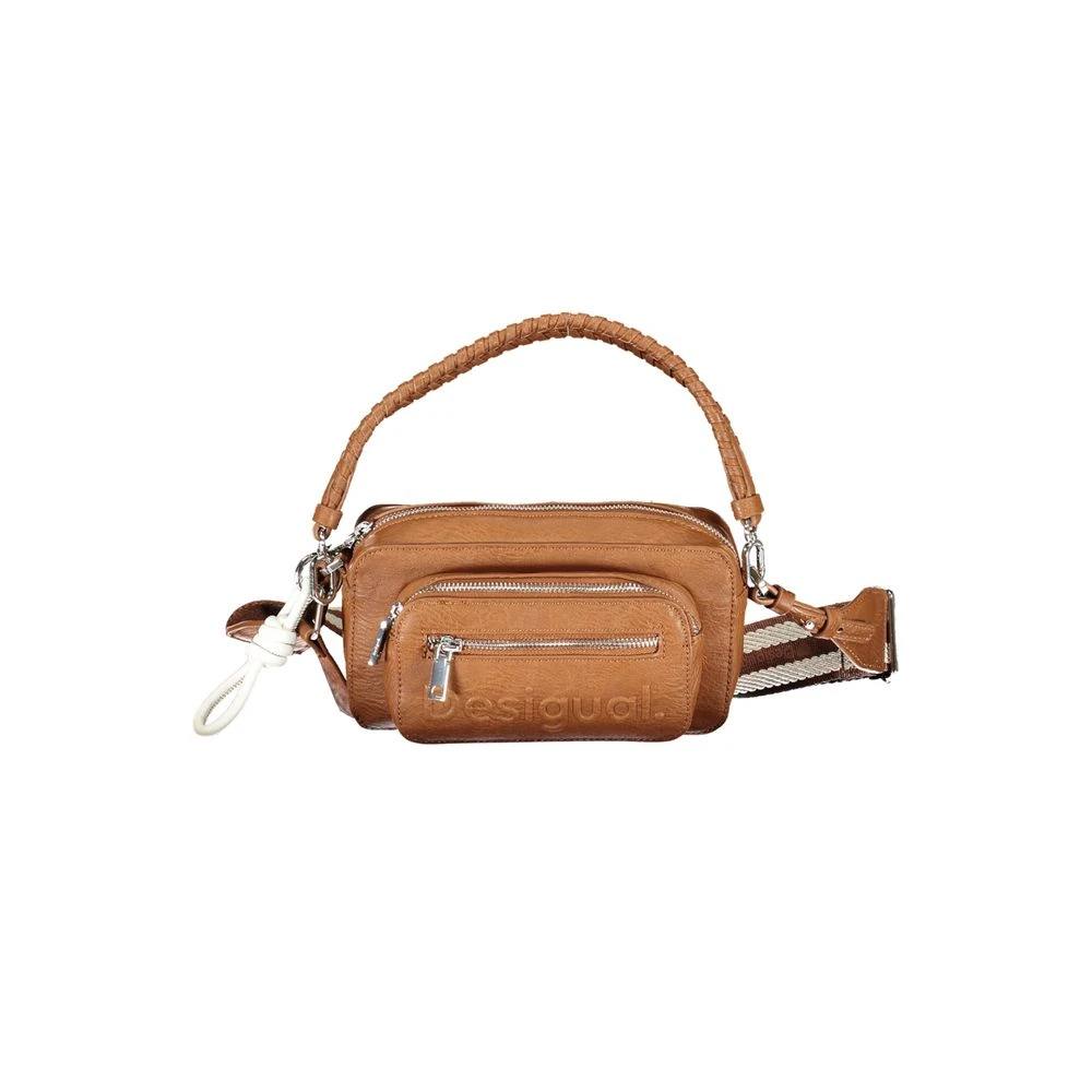 Desigual Women's Brown Handbag With Removable Shoulder Strap