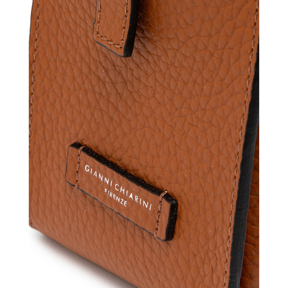 Gianni Chiarini Bruine Schoudertas met Magneetsluiting Brown Dames