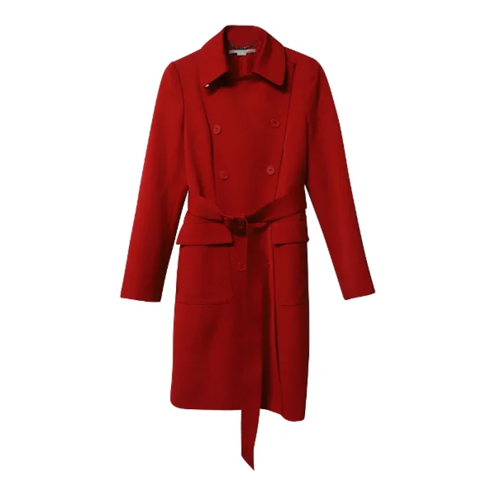 Stella McCartney Pre-owned Wool outerwear Red Dames