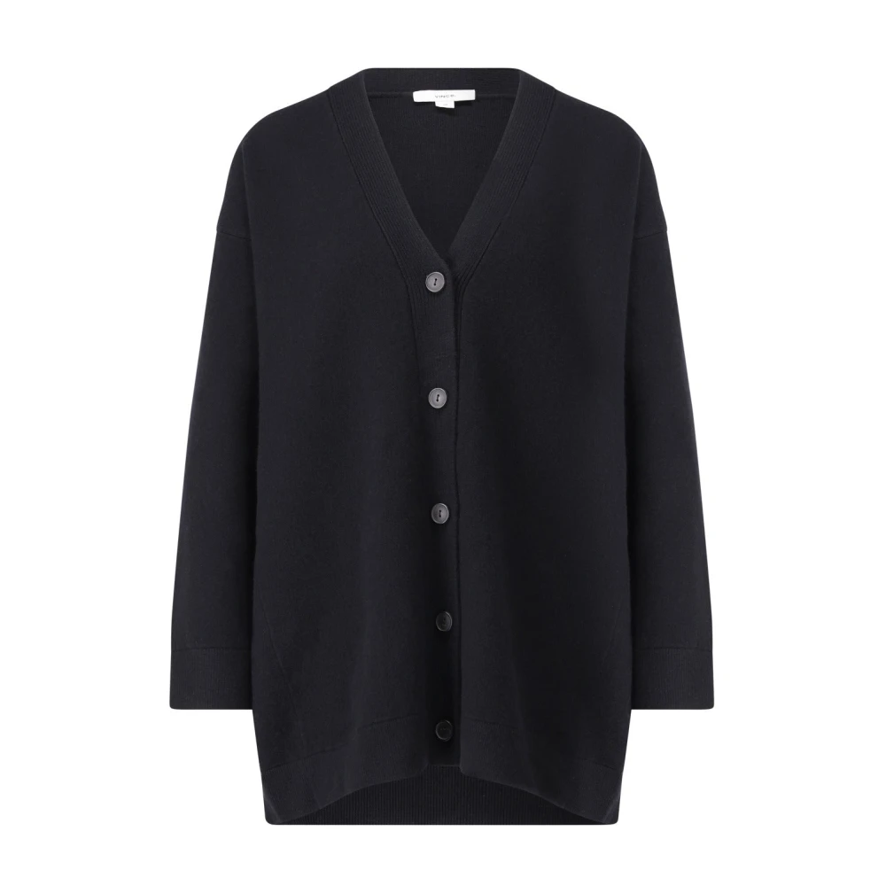 Vince Kasjmier V-hals Vest Black Dames