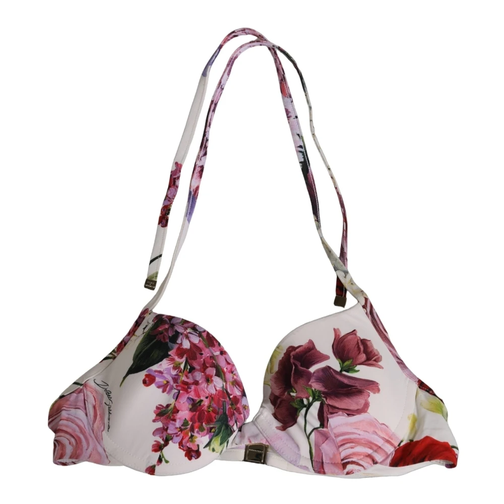 Dolce & Gabbana Multicolor Bikini Top - Female - Bikinis - Xs - Swimwear