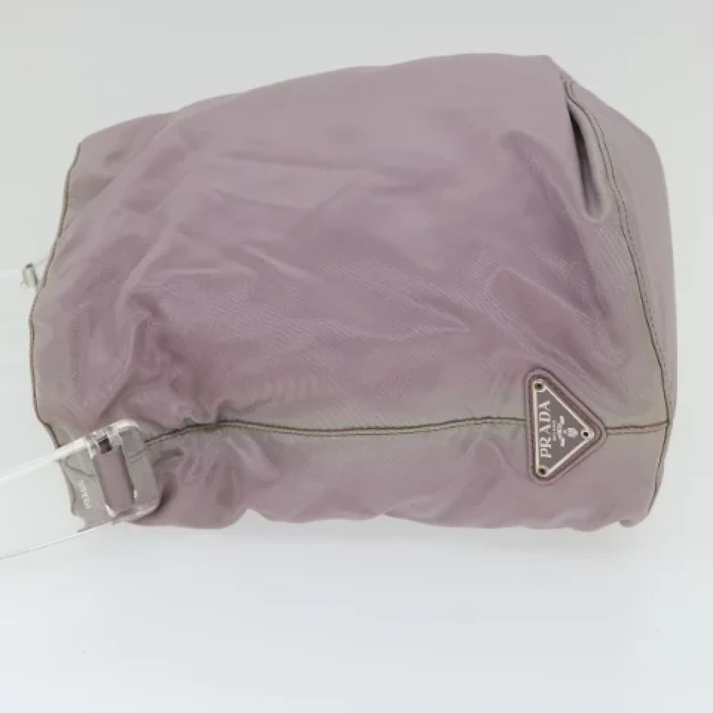 Prada Vintage Pre-owned Fabric prada-bags Purple Dames