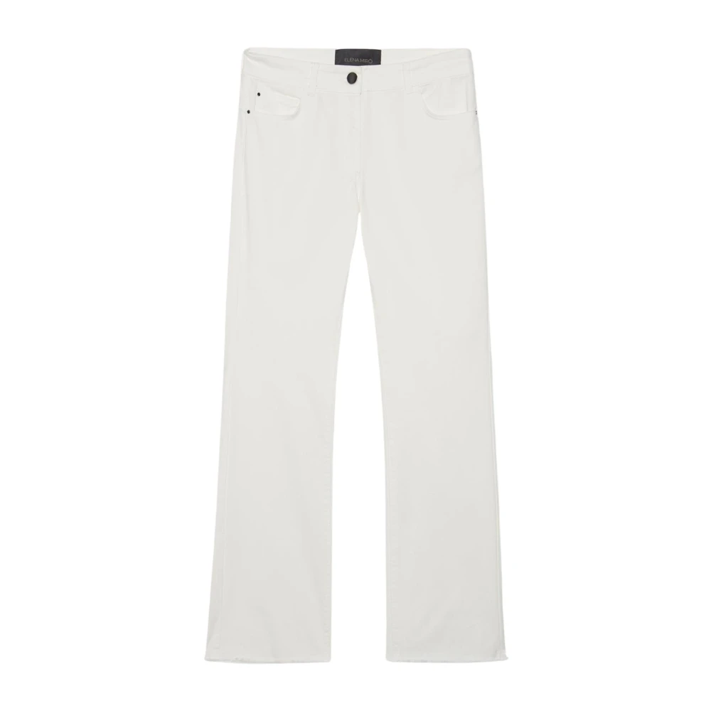 Elena Mirò Stijlvolle Broek White Dames