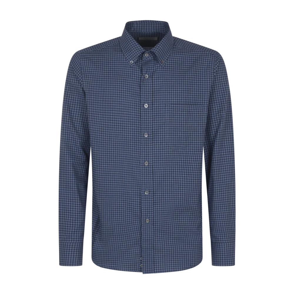 Canali Sport Overhemden Blue Heren