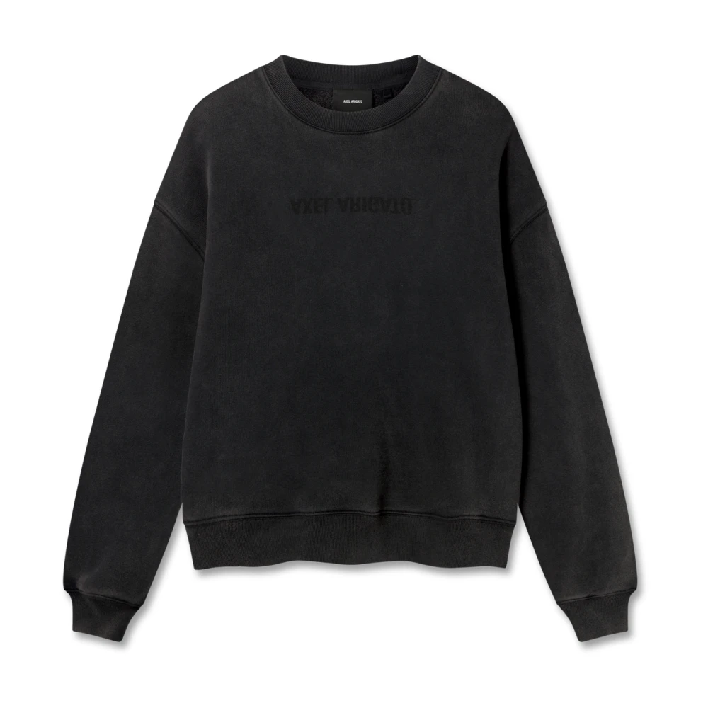 Axel Arigato Verwrongen Gewassen Sweatshirt Black Heren