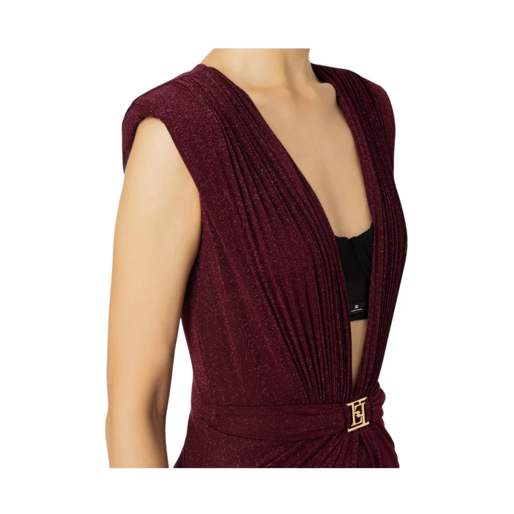 Elisabetta Franchi Elegante Jurk voor Vrouwen Red Dames