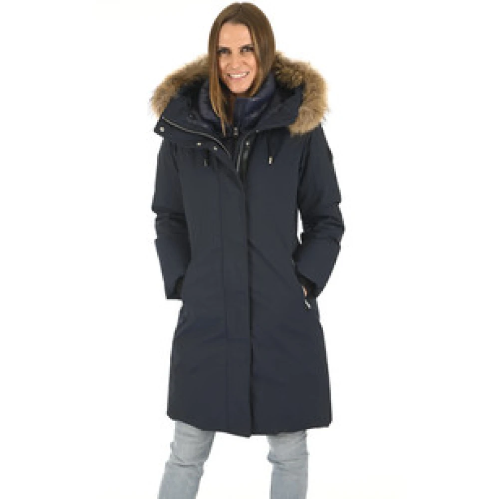 Mackage Shiloh-f Parka Blue Dames