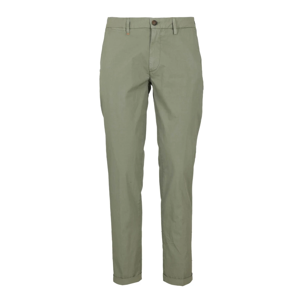 Re-Hash Poplin Katoenen Overhemd Green Heren