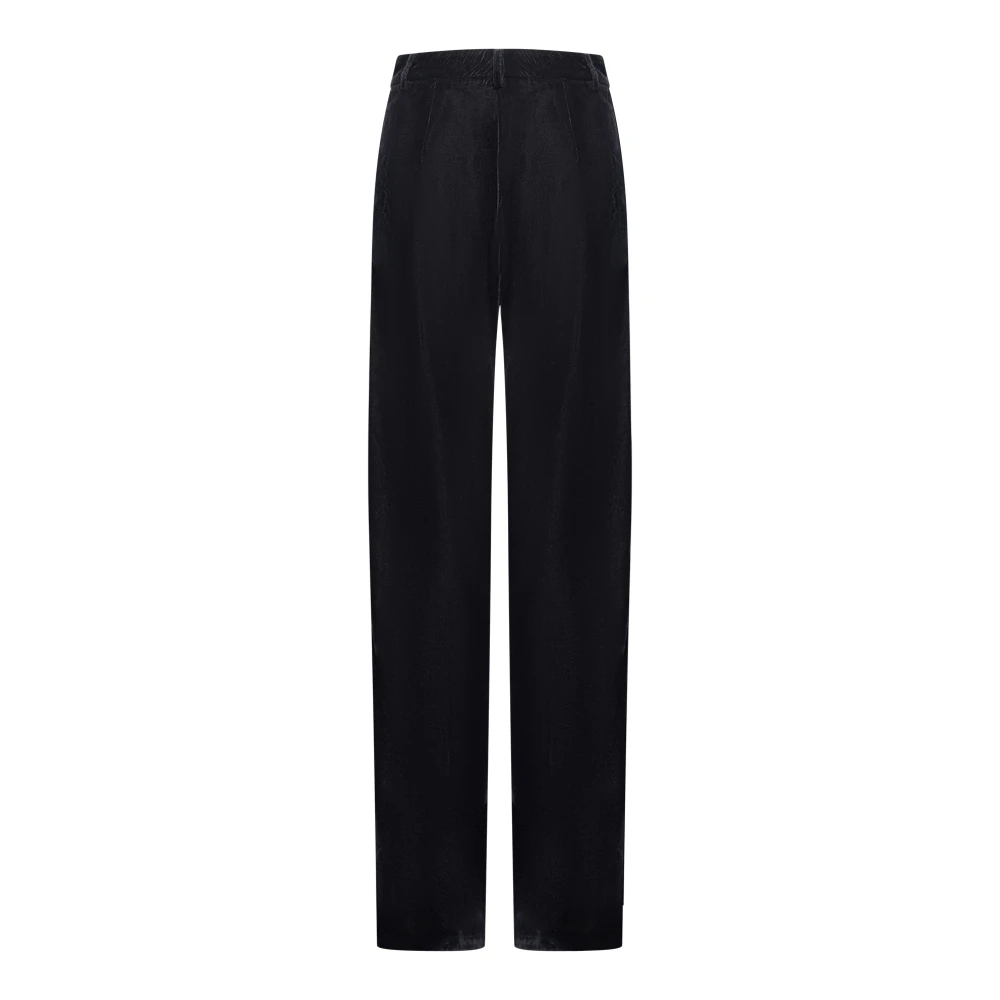 Blanca Vita Antraciet Broek Blue Dames