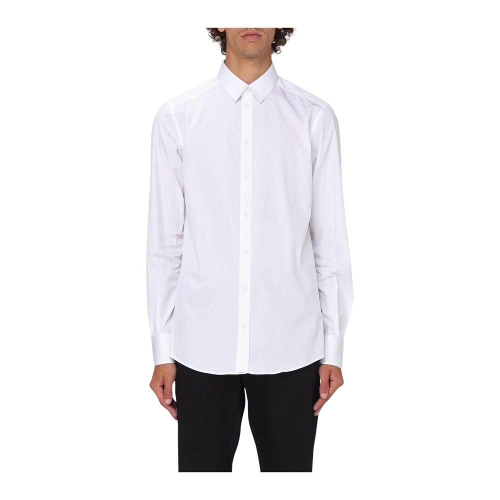 Dolce & Gabbana Men's White Classic Cotton Shirt