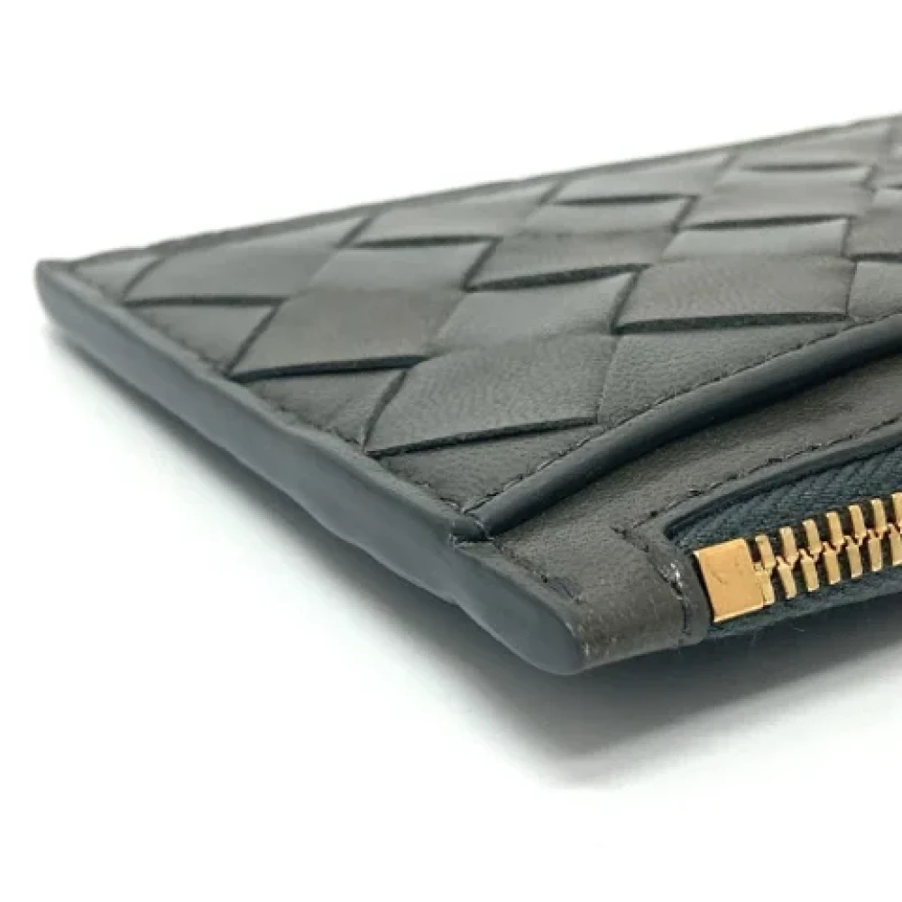 Bottega Veneta Vintage Pre-owned Leather wallets Green Dames