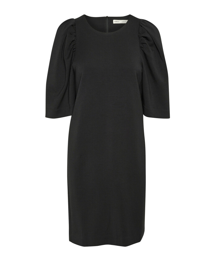 elegante-zwarte-jurk-met-3-4-mouwen