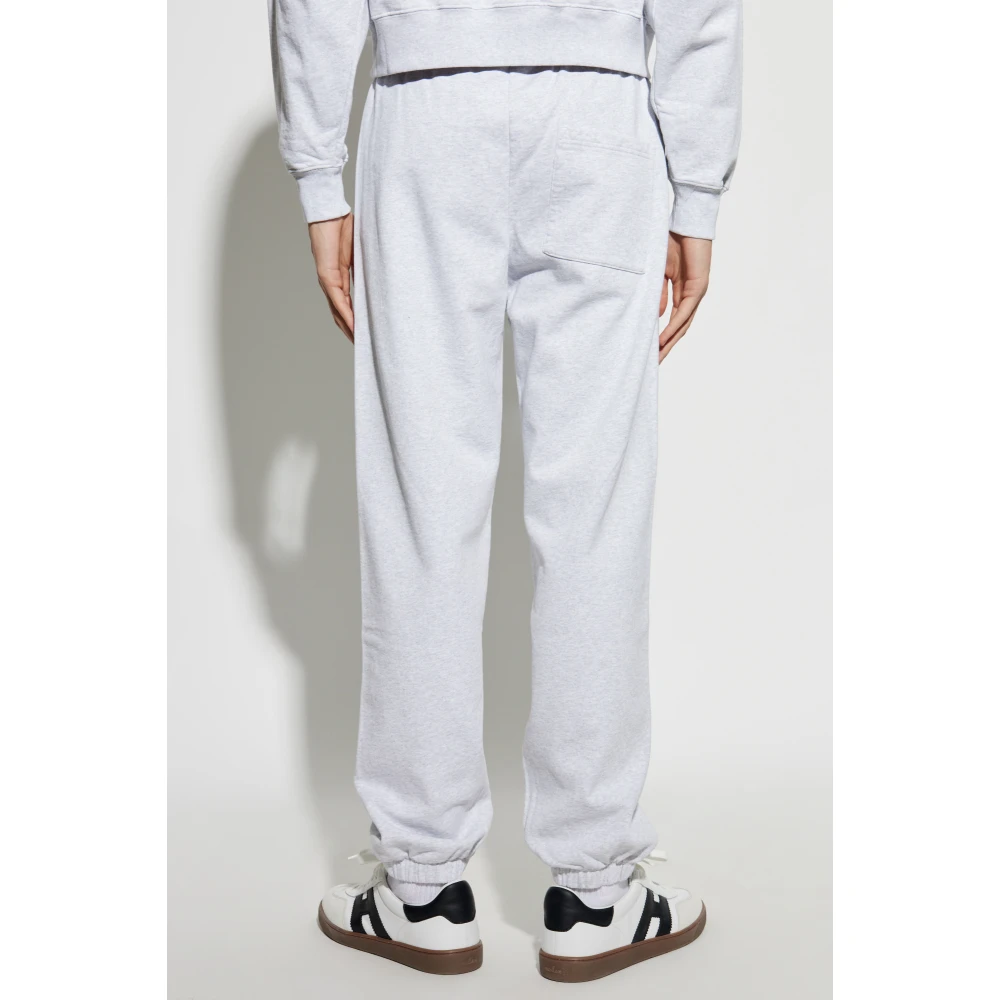 Sporty & Rich Sweatpants uit de New York Crest collectie Gray Heren