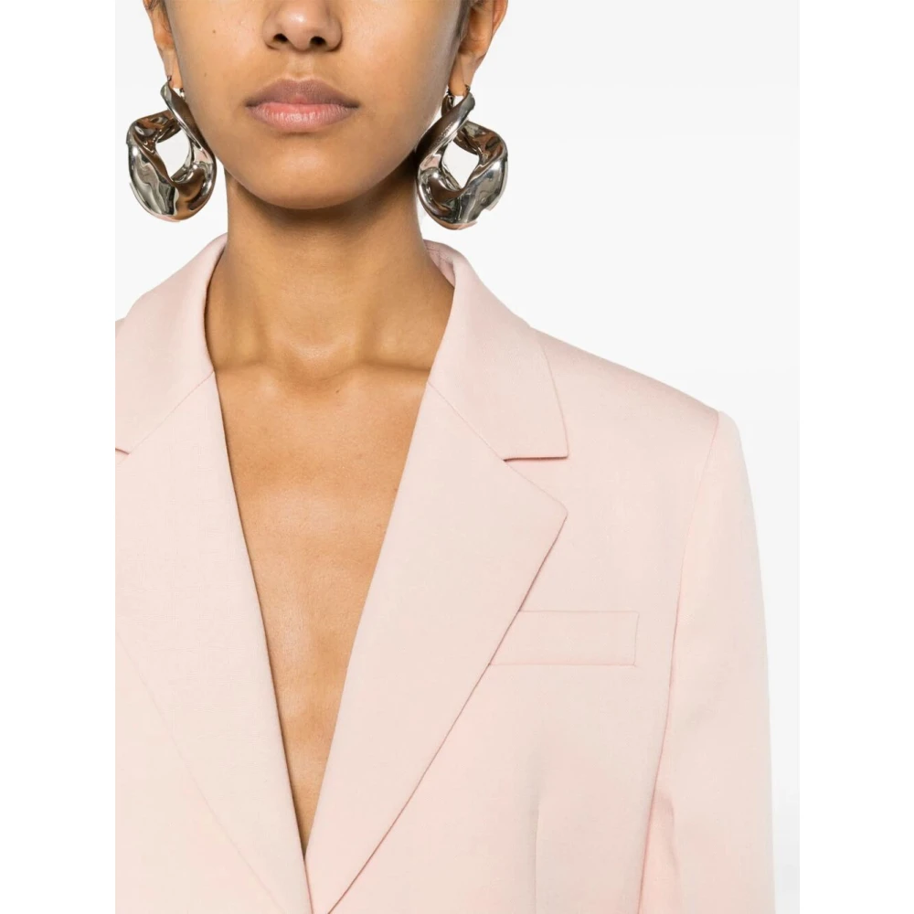 Lanvin Stijlvolle Roze & Paarse Jas Pink Dames