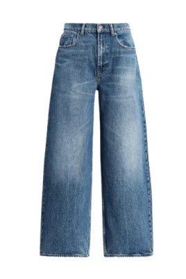 Avslappnad passform Breda ben Jeans