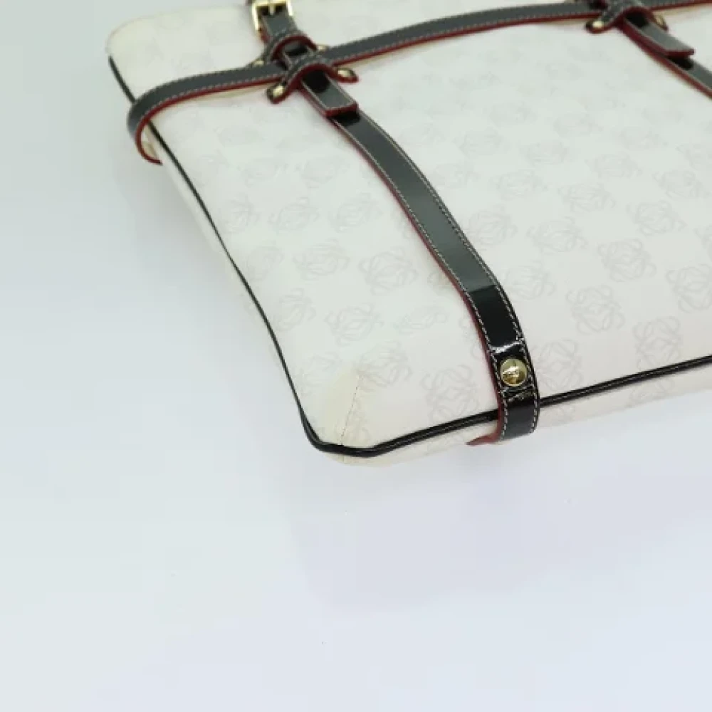Loewe Pre-owned Canvas totes White Dames