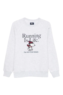Running Snoopy Sweatshirt