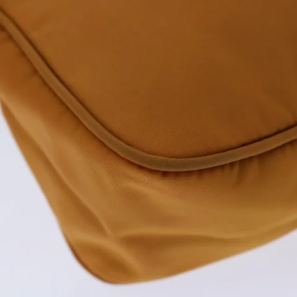 Prada Vintage Pre-owned Nylon pouches Orange Dames