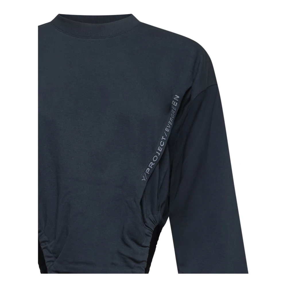 Y Project Denim Multi-tailleband Sweater Black Dames