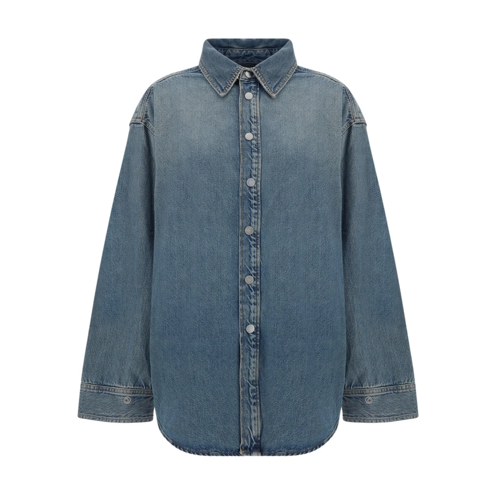 Haikure Blauwe Denim Shirt Blue Dames