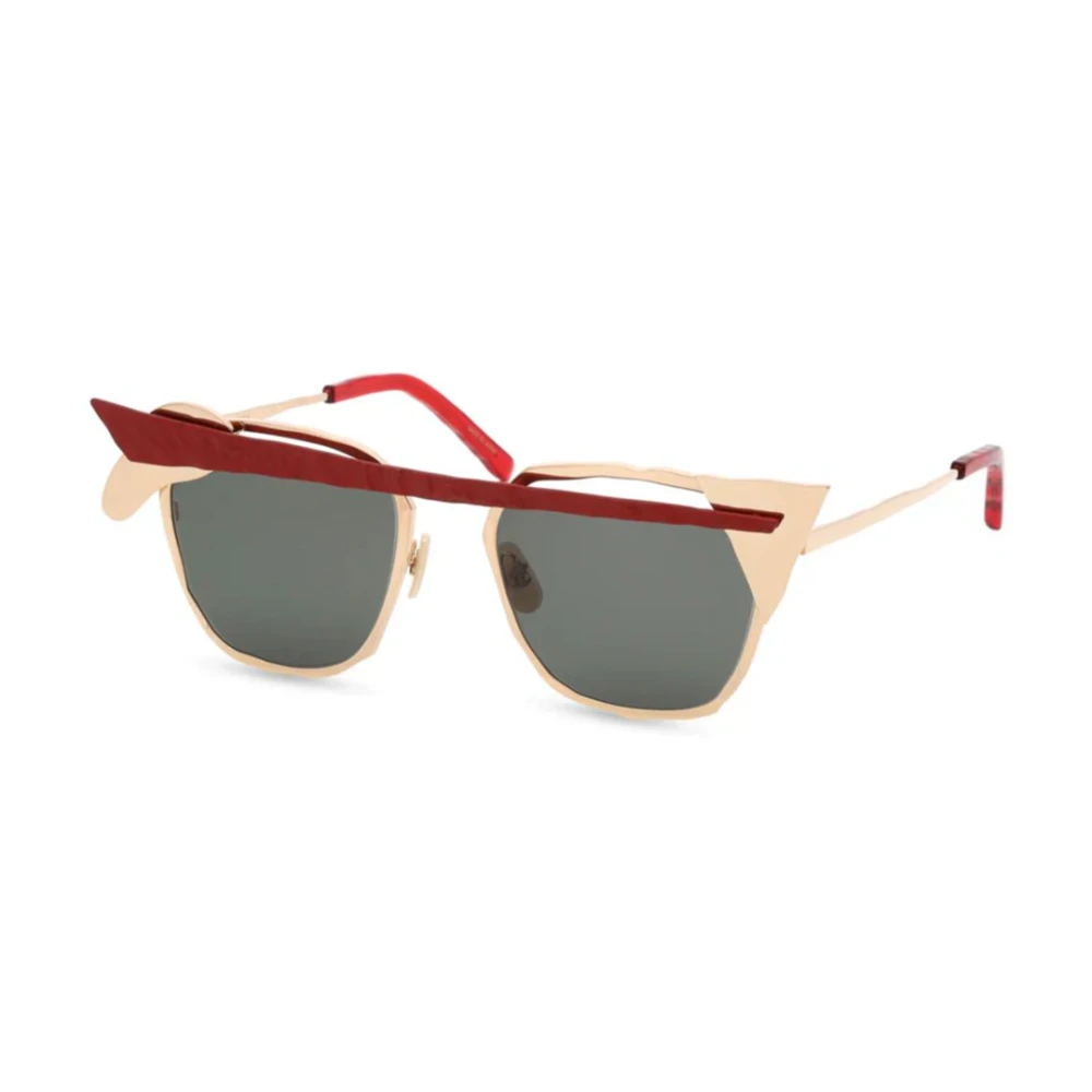 Masahiromaruyama Unisex Beige Sunglasses, 51 Mm, Mm-0093 Sunglasses
