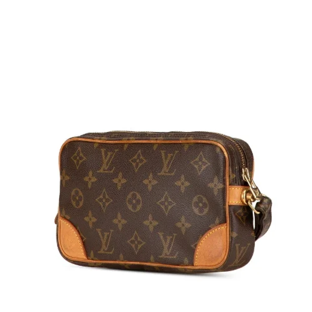 Louis Vuitton Vintage Pre-owned Canvas clutches Brown Dames