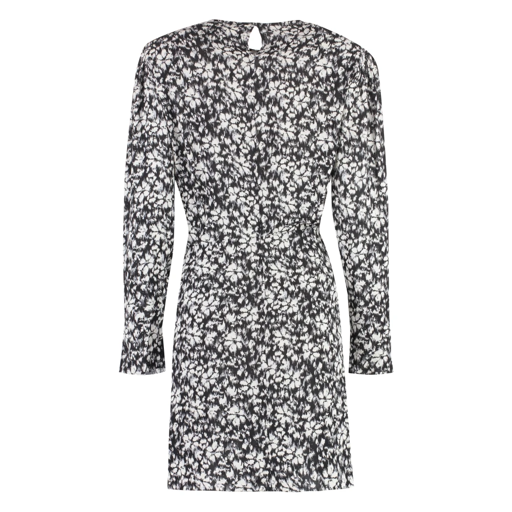 Isabel Marant Étoile Gedrukte Viscose Jurk met Decoratieve Details Multicolor Dames