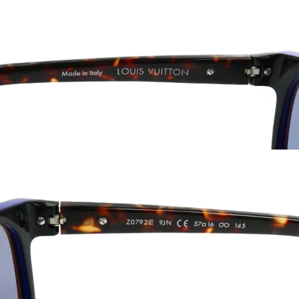 Louis Vuitton Vintage Pre-owned Glass sunglasses Black Dames