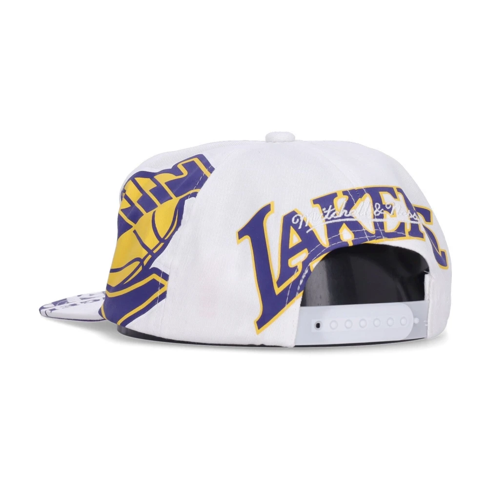 Mitchell & Ness NBA Lakers Flat Brim Cap Multicolor Heren