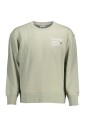 pull-en-coton-vert-avec-logo-imprime