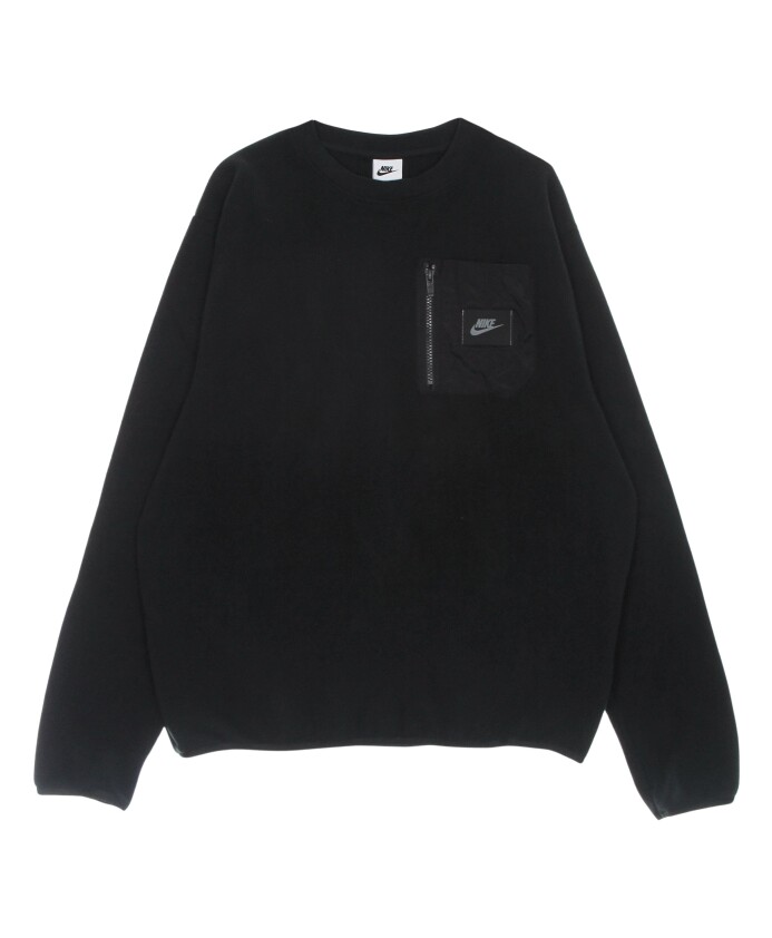 black-crewneck-fleece-sweatshirt-sportswear