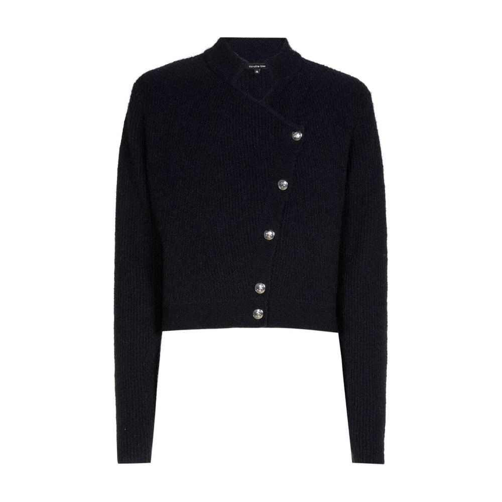 Caroline Biss Asymmetrische Bolero Vest Blue Dames