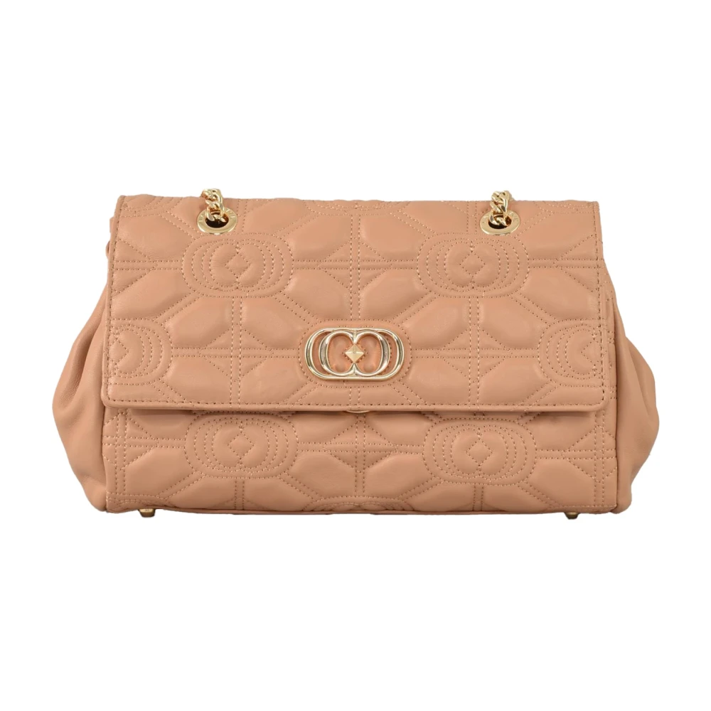 La Carrie Stijlvolle PVC Schoudertas Pink Dames