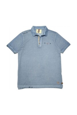 polo-bleu-ciel-a-laerographe