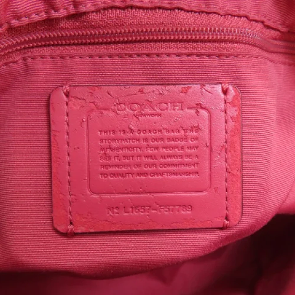 Coach Pre-owned Leather totes Pink Dames