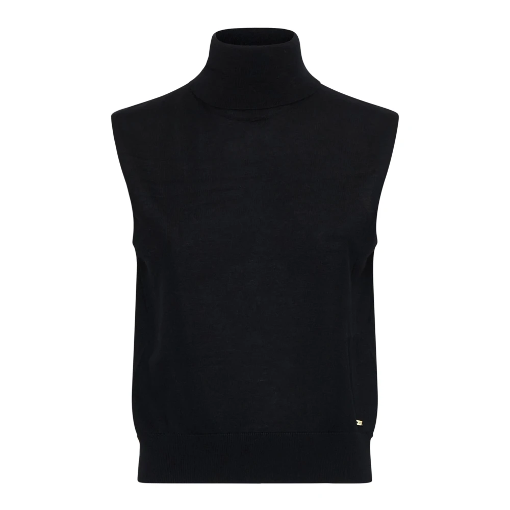 Kaos Zwarte Sweaters Collectie Black Dames