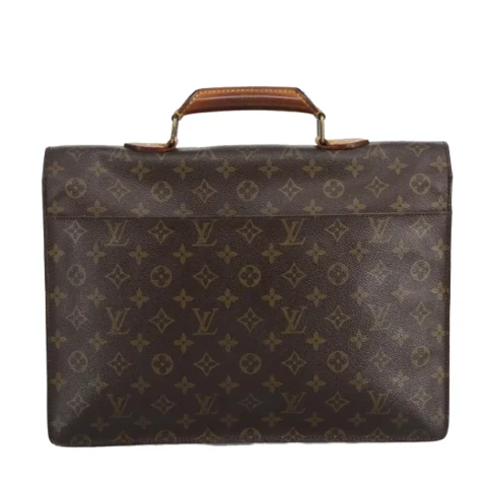Louis Vuitton Vintage Pre-owned Canvas briefcases Brown Dames