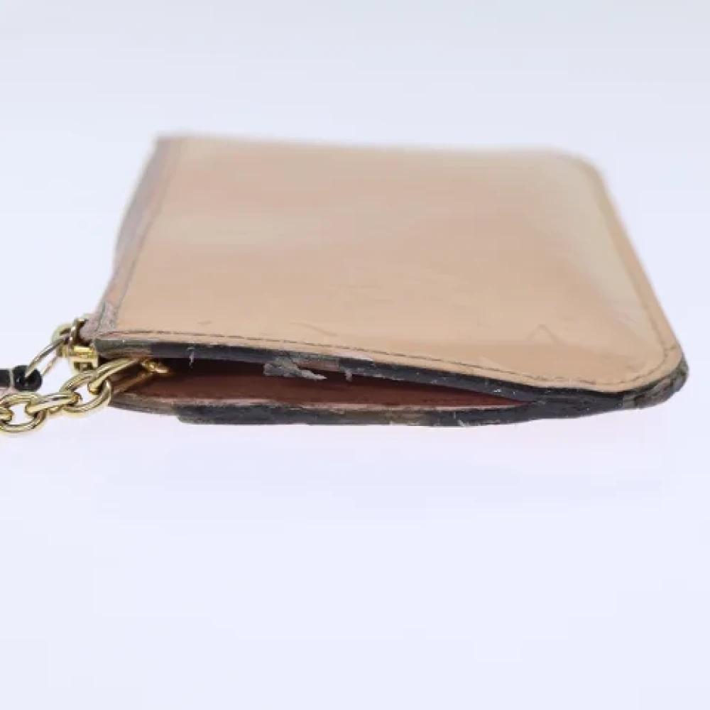 Louis Vuitton Vintage Pre-owned Leather wallets Pink Dames