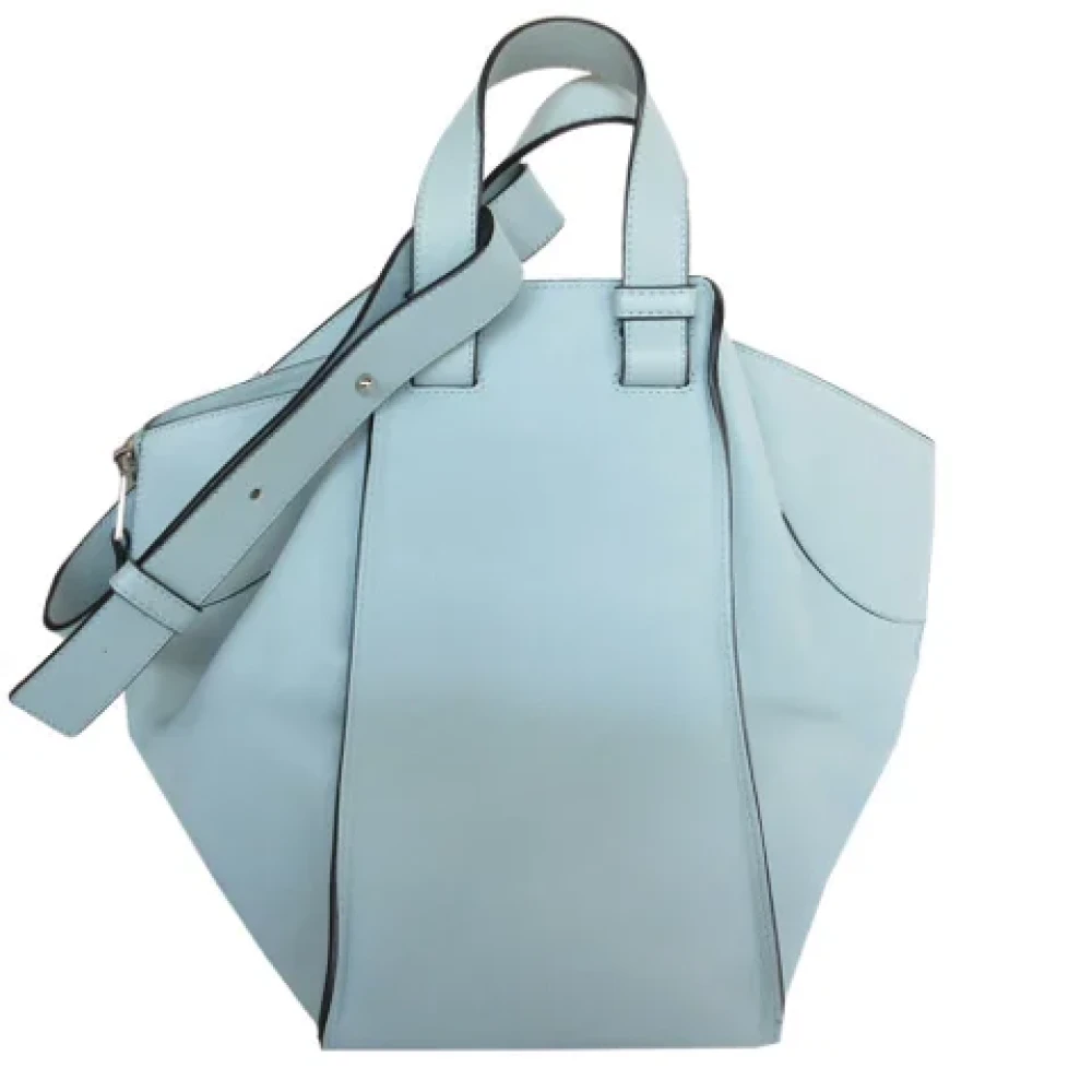 Loewe Pre-owned Leather handbags Blue Dames