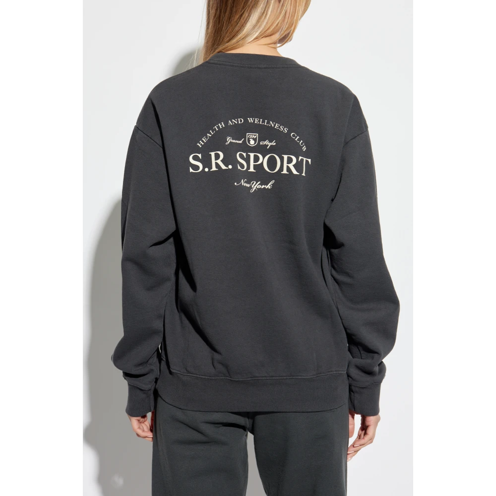 Sporty & Rich Sweatshirt uit de New York-collectie Gray Unisex