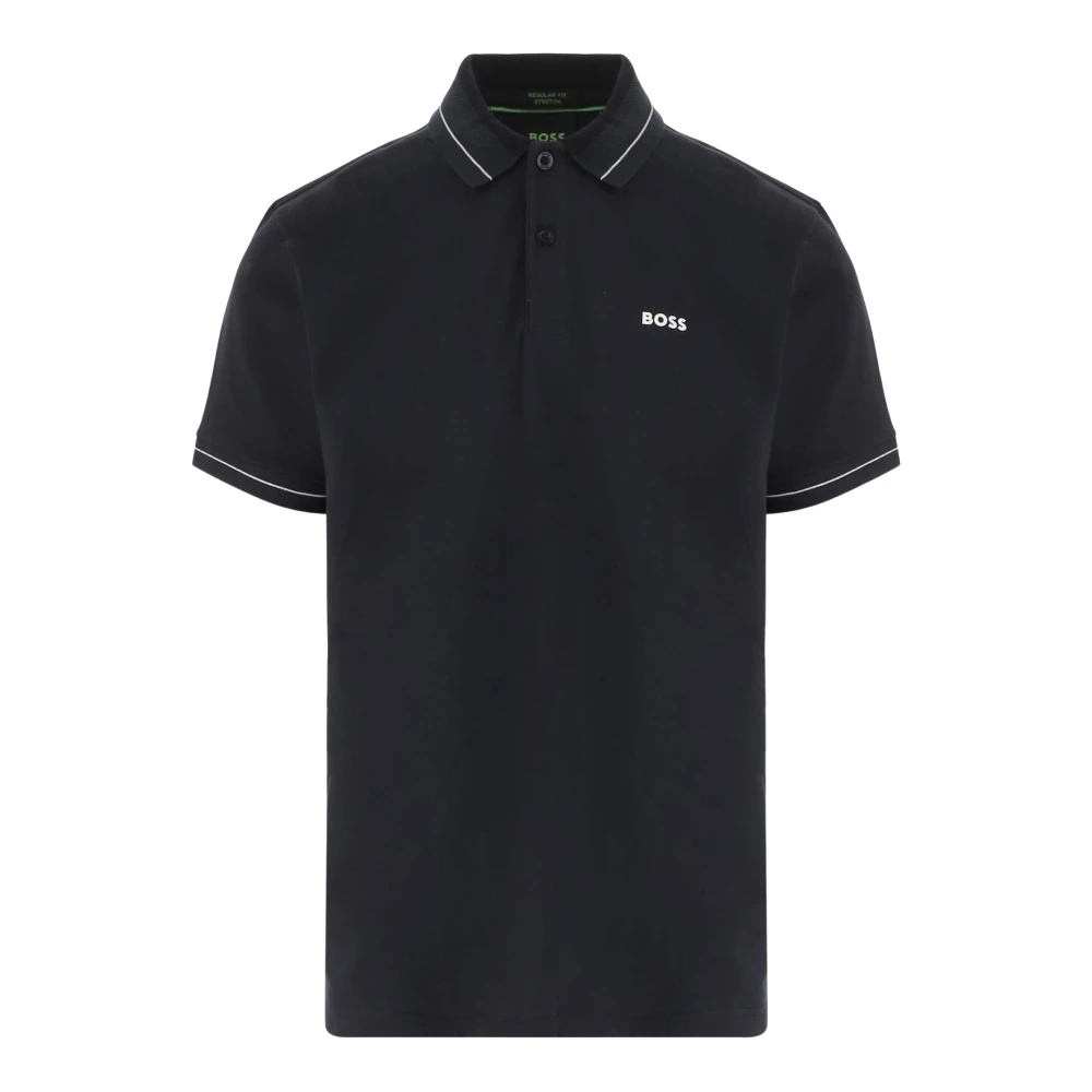 Hugo Men's Blue Polo Shirts, 2XL, Stretch Cotton Polo Shirt