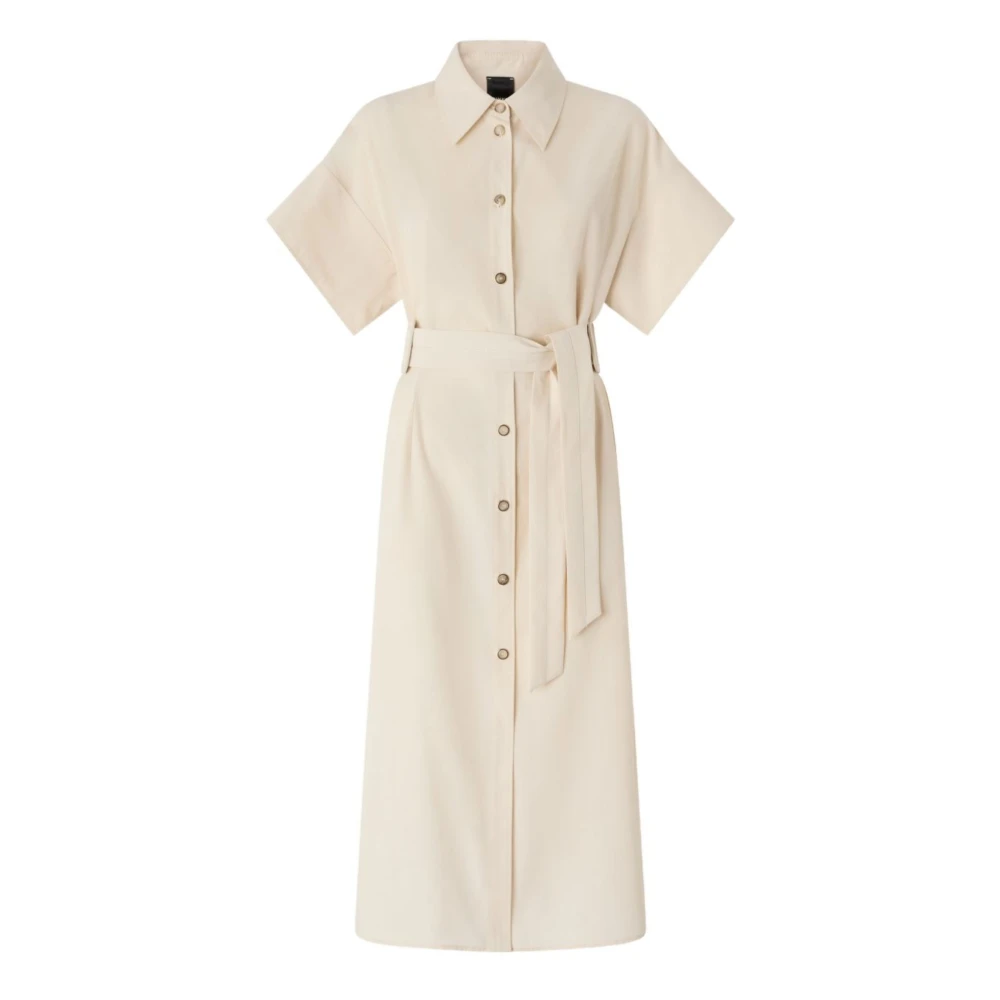 Pinko Women's Beige Shirt Dresses, L, Alesha Dress