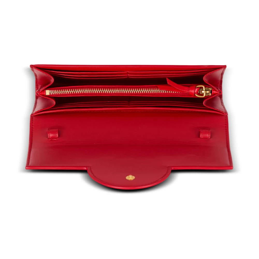 Balmain B-Buzz leren portemonnee Red Dames