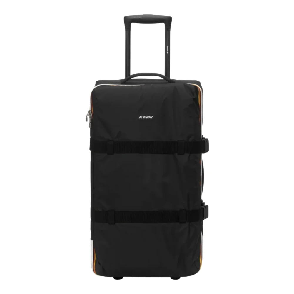 K-Way Unisex Nero Suitcases, M, New, - Immagine 3