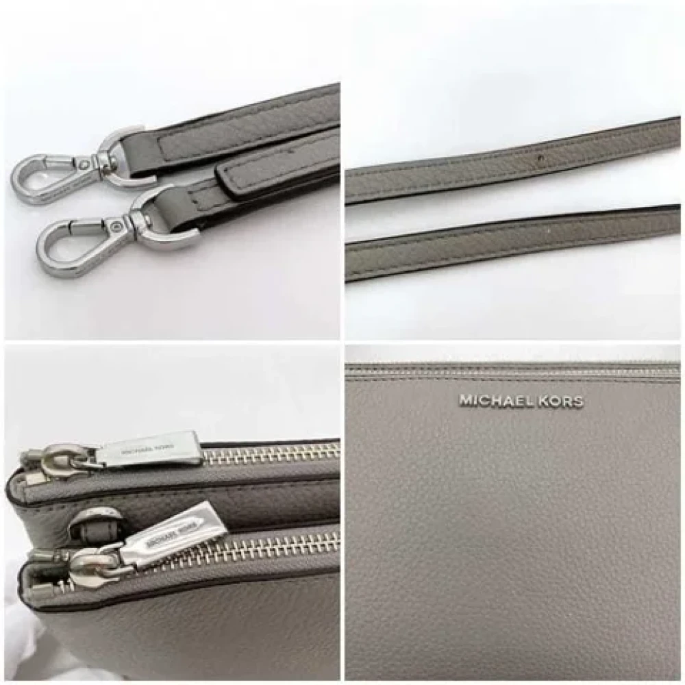 Michael Kors Pre-owned Leather shoulder-bags Gray Dames