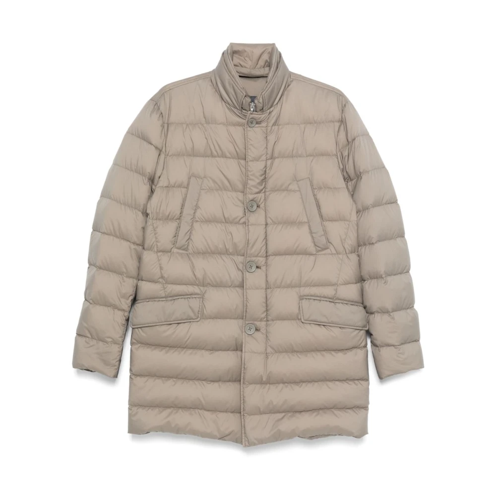 Herno - Coats > Down Coats - Gray - Herno - Modalova